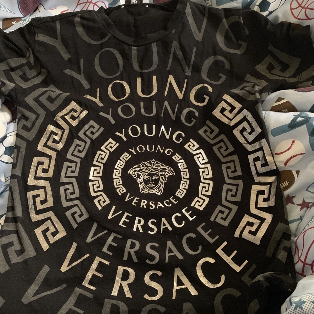 Size 8 Boys Versace shirt authentic